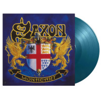 Saxon - Lionheart (Aquamarine) vinyl cover