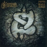 Saxon - Solid Ball Of Rock (Silver) vinyl cover
