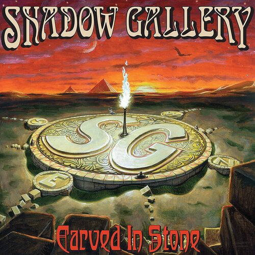 Shadow Gallery - Carved In Stone (Red/Black Splatter)