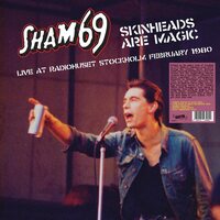 Sham 69 - Skinheads Are Magic: Live In Stockholm 02/02/1980 (Red Marble) vinyl cover