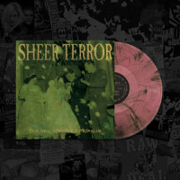 Sheer Terror - Old New Borrowed & Blue (Clear Pink & Green Swirl) vinyl cover