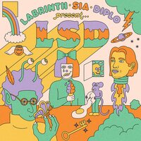Sia and Diplo LSD Feat. Labrinth - Labrinth, Sia & Diplo presents... LSD vinyl cover