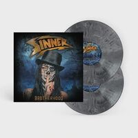 Sinner - Brotherhood (White & Black) vinyl cover