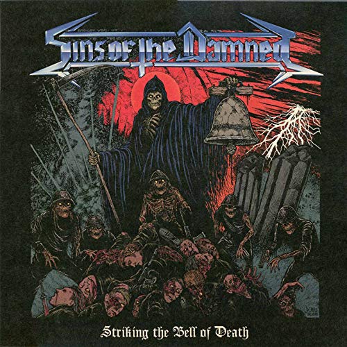 Sins Of The Damned - Striking The Bell Of Death vinyl cover