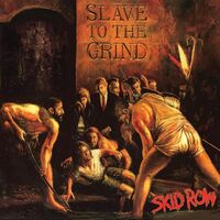 Skid Row - Slave To The Grind (Orange & Black Marble) vinyl cover