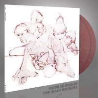 Solstafir - Masterpiece of Bitterness (Silver & Red marbled) vinyl cover