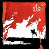 Solstafir - Svartir Sandar (Red & Black marbled) vinyl cover