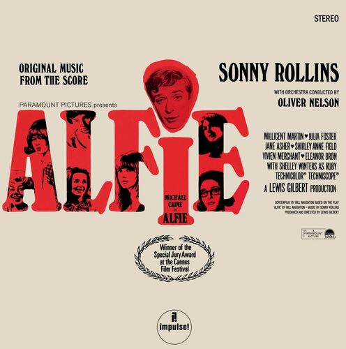Sonny Rollins - Alfie Original Soundtrack  vinyl cover