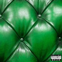 Sonnyjim & Camoflauge Monk - Money Green Leather Sofa vinyl cover