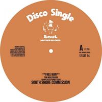 South Shore Commission / Ultra High Frequency - Free Man / We're On The Right Track vinyl cover