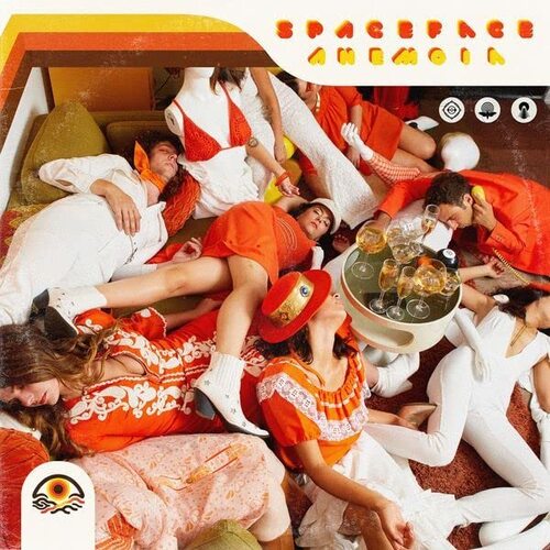 Spaceface - Anemoia (Orange Swirl) vinyl cover