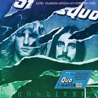 Status Quo - Live In Glasgow 27Th October 1976  vinyl cover