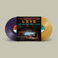 Steep Canyon Rangers - Live at Greenfield Lake (Deep Purple & Yellow) vinyl cover
