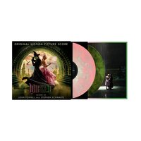Stephen Schwartz John Powell - Wicked: The Original Motion Picture Score (Cloudy Pink/Galaxy Green; Amazon Exclusive) vinyl cover