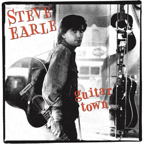 Steve Earle - Guitar Town vinyl cover