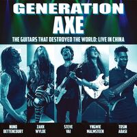 Steve Vai - Generation Axe: Guitars That Destroyed That World Live In China vinyl cover