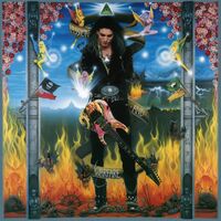 Steve Vai - Passion & Warfare Limited Flaming Yellow & Orange Marble vinyl cover