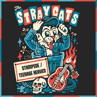 Stray Cats - Stampede / Teenage Heaven vinyl cover
