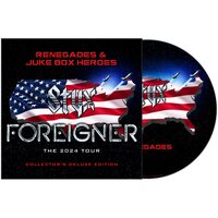 Styx & Foreigner - Renegades & Juke Box Heroes vinyl cover