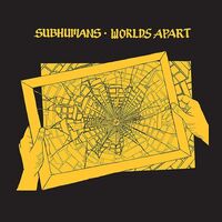 Subhumans - Worlds Apart vinyl cover