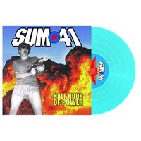 Sum 41 - Half Hour Of Power (Florescent Blue with Swirl) vinyl cover