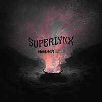Superlynx - Electric Temple (Black With White Splatter) vinyl cover