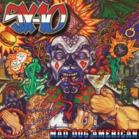 SX10 - Mad Dog American (Red/Blue Splatter) vinyl cover