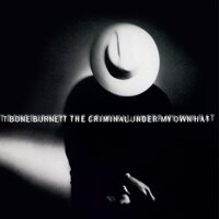 T Bone Burnett - Criminal Under My Own Hat (Red, Black & White Marble) vinyl cover