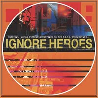 T.S.O.L. - Ignore Heroes Soundtrack (Opaque Orange With Black Splatter) vinyl cover