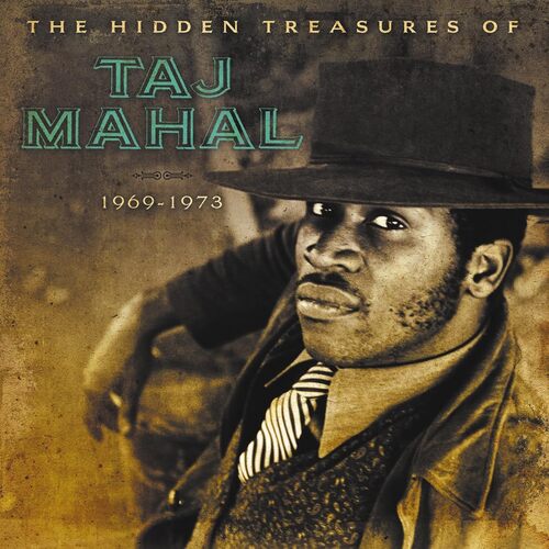 Taj Mahal - HIdden Treasures Of Taj Mahal 1969-1973 (Clear & Blue Marble) vinyl cover