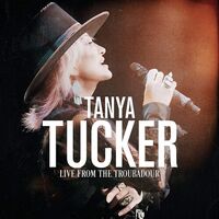 Tanya Tucker - Live From The Troubadour (Black/Pink/Blue Splatter) vinyl cover