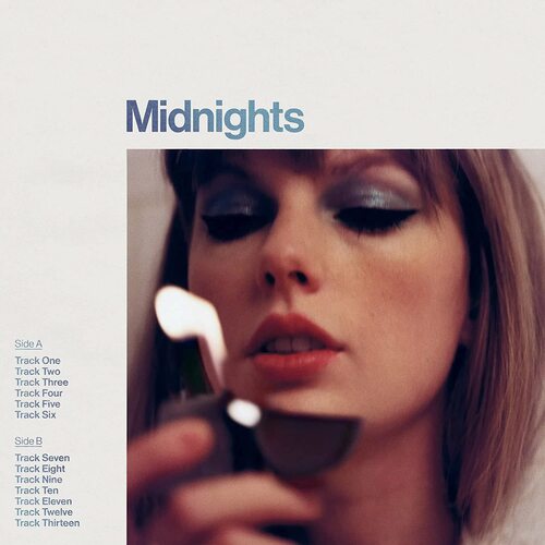 Taylor Swift - Midnights Moonstone (Blue) vinyl cover