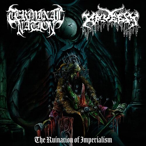 Terminal Nation / Kruelty - Ruination Of Imperialism vinyl cover