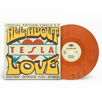 Tesla - All About Love (Orange) vinyl cover