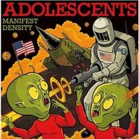 The Adolescents - Caesar Salad Days vinyl cover