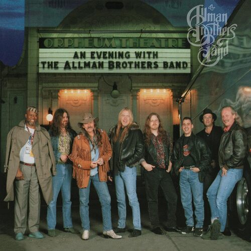 The Allman Brothers Band - An Evening With The Allman Brothers Band (First Set Black & Blue Swirl; Tri-Fold Cover & Poster) vinyl cover