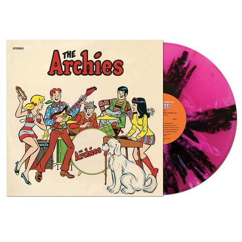 The Archies - Archies (Black, Pink & White Splatter) vinyl cover