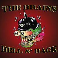 The Brains - Hell N' Back (Red Marble) vinyl cover