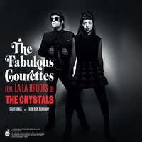 The Courettes Featuring La La Brooks - California vinyl cover