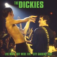 The Dickies - Live When They Were Five - City Gardens 1982 vinyl cover