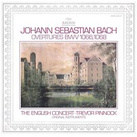 The English Concert/Trevor Pinnock - Bach: Overtures BWV 1066,1068 The Original Source Series vinyl cover