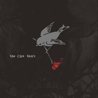 The Fire Theft - The Fire Theft (Clear Redwith Black & White Marble) vinyl cover