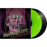 The Funeral Portrait - Live From Suffocate City (Lime/Black) vinyl cover