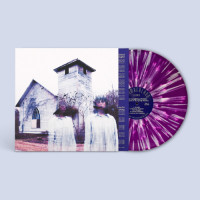 The Laughing Chimes - Whispers In The Speech Machine (Purple & Bone Splatter) vinyl cover