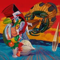 The Mars Volta - Octahedron (Red Transparent & Curacao Transparent) vinyl cover