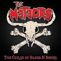 The Meteors - The Cust Of Blood N' Bones (Red/White Haze) vinyl cover