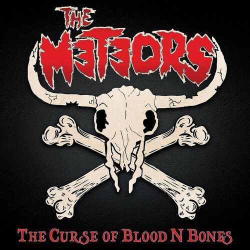 The Meteors - The Cust Of Blood N' Bones (Red/White Haze) vinyl cover