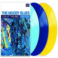The Moody Blues - Live At The Bbc 1967-1970 Light Blue/dark Blue/yellow vinyl cover