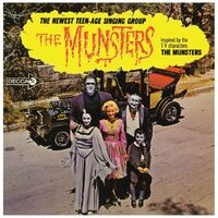 The Munsters - The Munsters (Orange with black splatter vinyl) vinyl cover