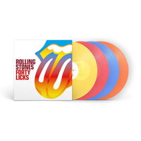 The Rolling Stones - Forty Licks (Transparent Multicolor) vinyl cover